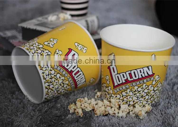 disposable paper Cup Double & single PE for popcorn all size we can do