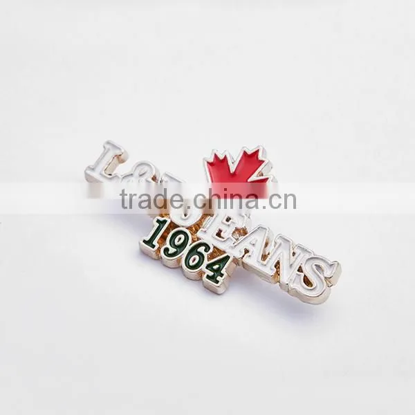 Custom metal logo small national brand logos