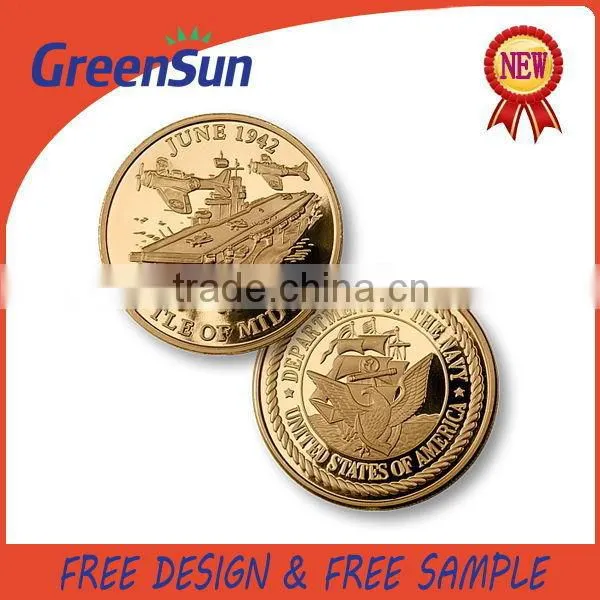 Best Gifts nice design gold metal coin medal