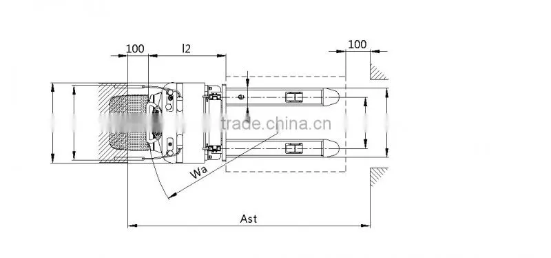 2 ton full electric stacker