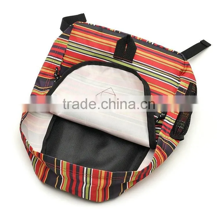 canvas backpack 2016 new fashion backpack stripe sport backpack