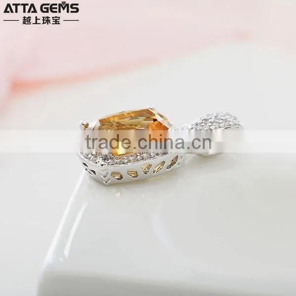 Pendant for best frined S925 platinum plating silver pendant