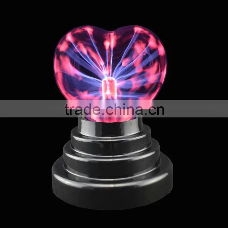 Mini high quality party decoration plasma light with heart