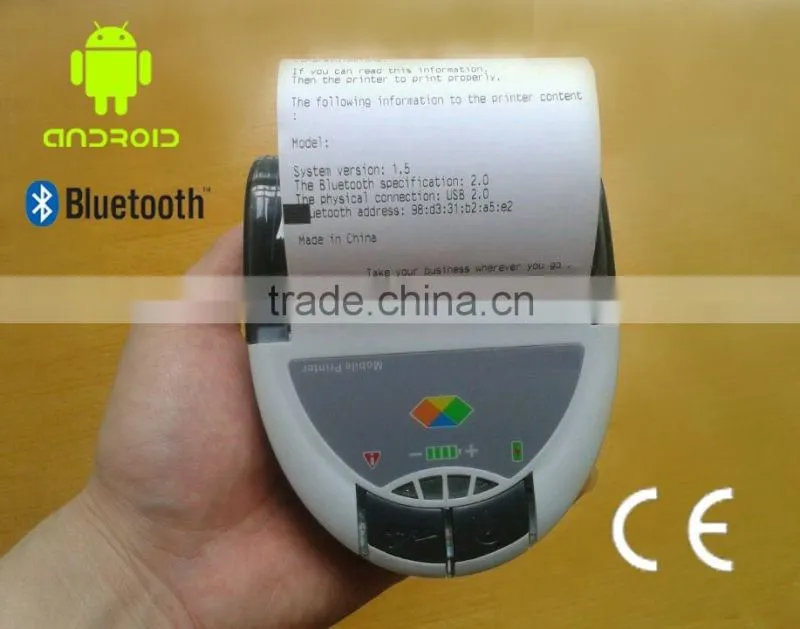80mm portable bluetooth printer ,small Thermal Printer Android,cheapest factory price,