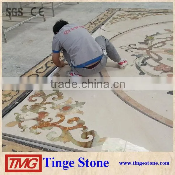 Beautiful marble flooring border designs
