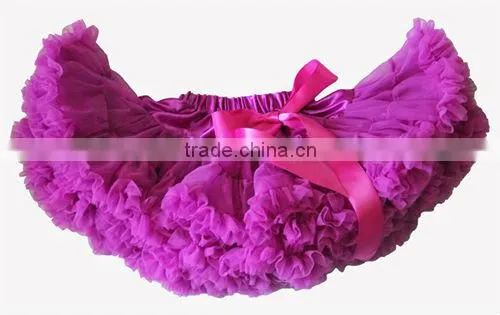 SOLID COLOR Pettiskirt Skirt Petti Party Dance Tutu Dress Girl TUTU ROSE Full Pettiskirt Princess Skirt