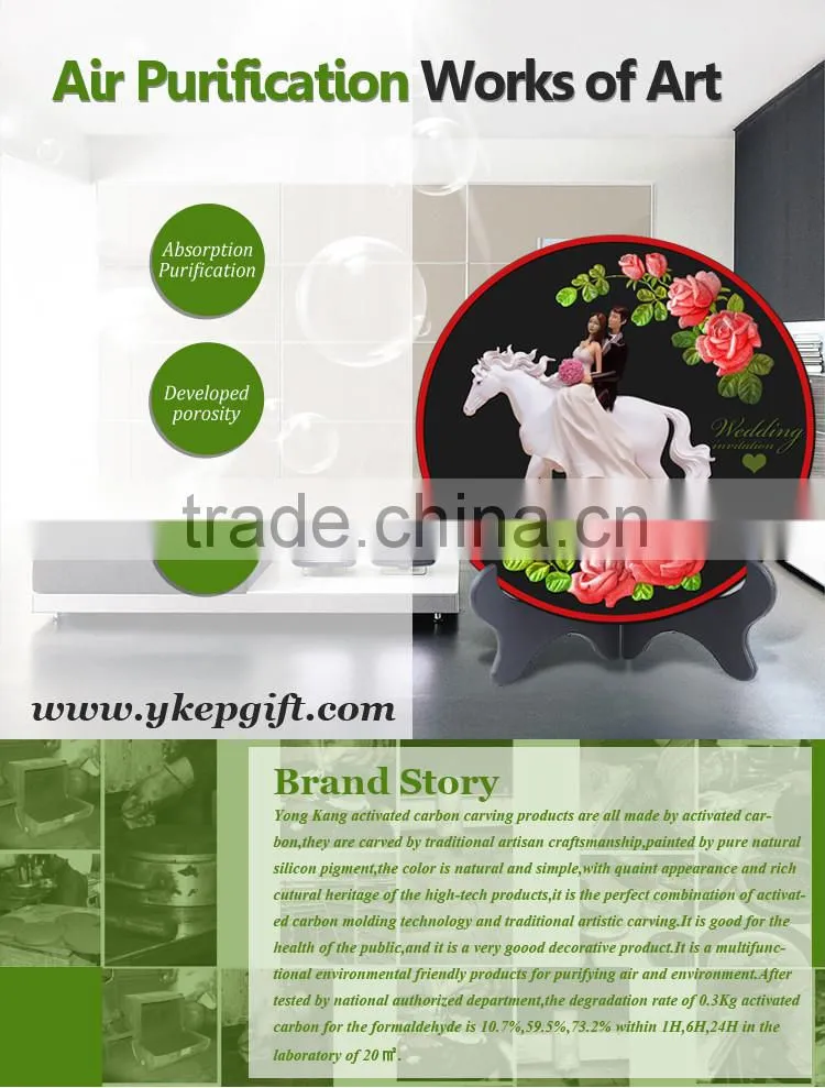 Romantic couples resin crafts home decor for newly married couple Prevent radiation damage