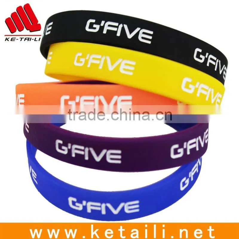 colorful sport silicone wristband for Christmas gift , we are manufacture
