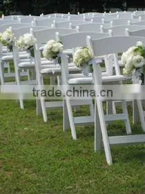 White Wooden Folding Chair, Folding Party Chair