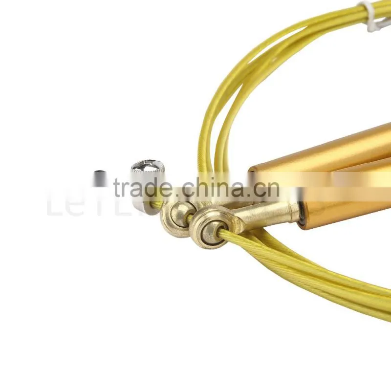 Alumunum Speed Jump Rope with Long Metal Bearing