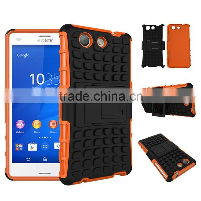 PC TPU Shockproof Heavy Duty Case Cover For Sony Xperia Z4 Compact