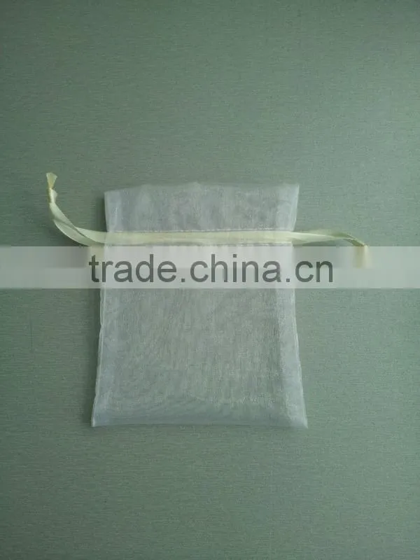 Cheap promotional gift organza jewelry bag