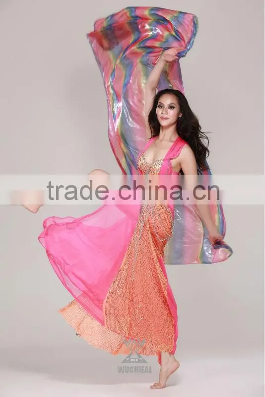 Cheap Belly Dancing Costumes Veil, Performance Fancy Veil (SJ017)