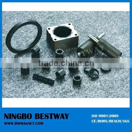 Bonded radial magnetization multipole motor magnet