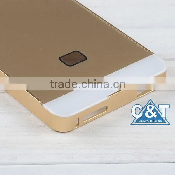 C&T Luxury Ultra Thin Aluminum Metal Frame Back Cover Case for Xiaomi Mi4 M4