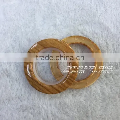 wholesale plastic eyelets rings with small plastic inside fashion rings for curtains