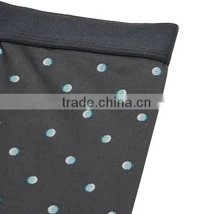 hot sell antimicrobial quick dry printed dots microfiber men underwear briefs boxer shorts