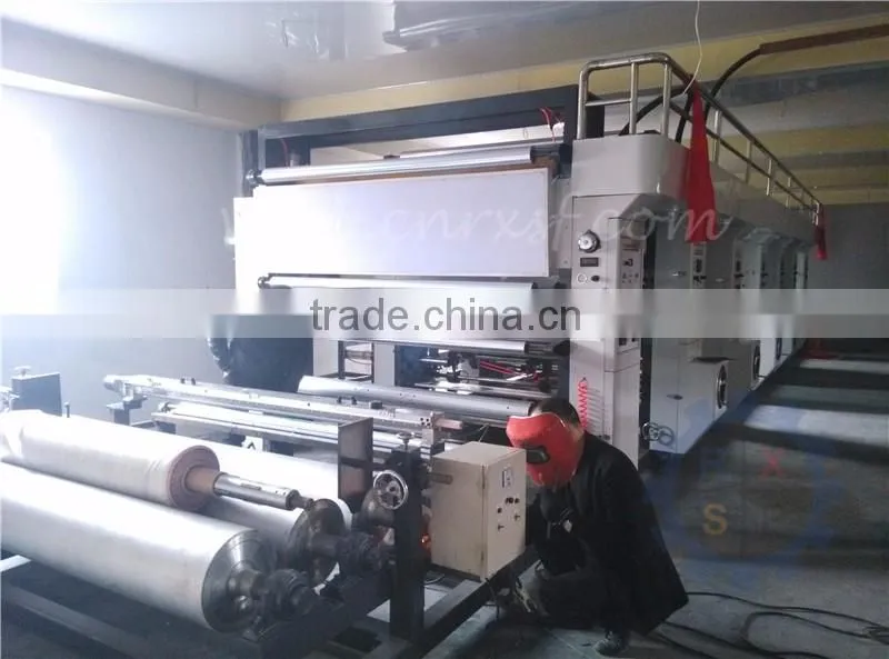 Gravure printing type thick pvc shower curtain printing machine