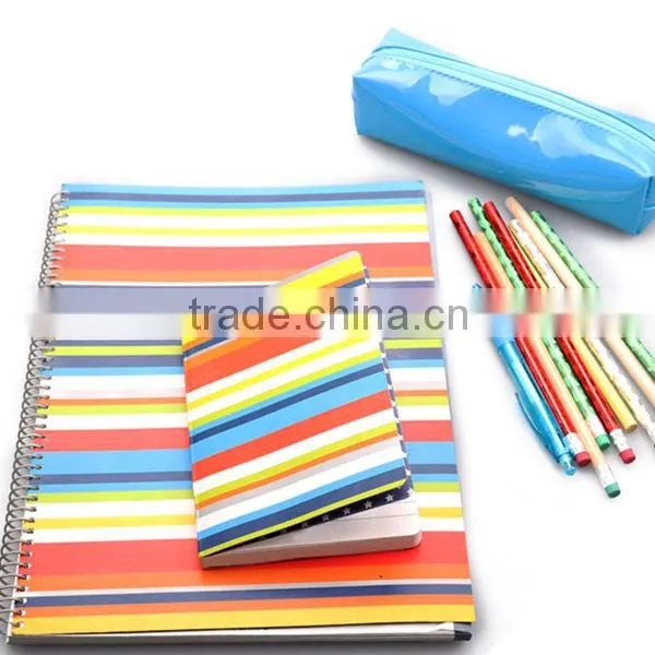 colorful cover A4 spiral notebook for school
