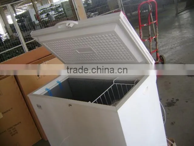 Domestic Top Open solid Door gas absorption propane chest deep freezers