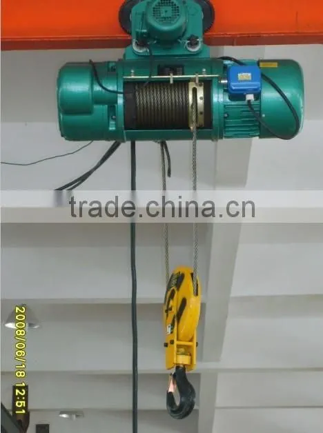 0.5ton wire rope electric hoists