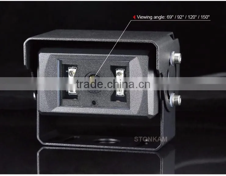 Waterproof nightvision high resolution rear camera system
