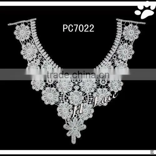 polyester pair collar lace for clothes(PC7023)