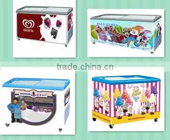 151lL Small Ice Cream Freezer, deep freezer,chest freezer