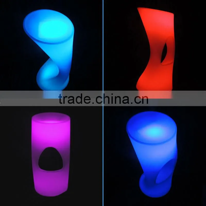 Plastic Furniture/ LED Furniture /LED Bar Chair Stool L-C01