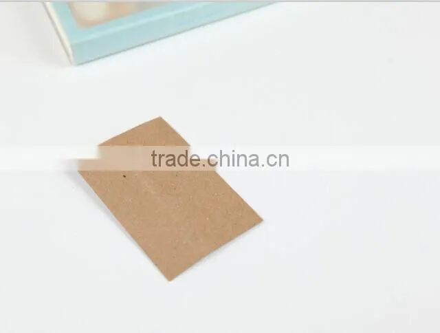 custom kraft paper leather label