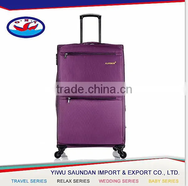 Stock 3pcs ABS luggage set with Universal wheels