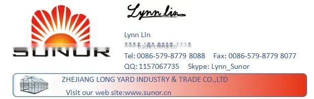 Sunor Premium Greenhouse Garden Growhouse with Polycarbonate cold Aluminium Profile