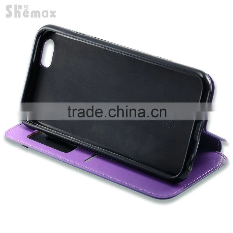 Latest styles Leather case with card slot for LG SPIRIT