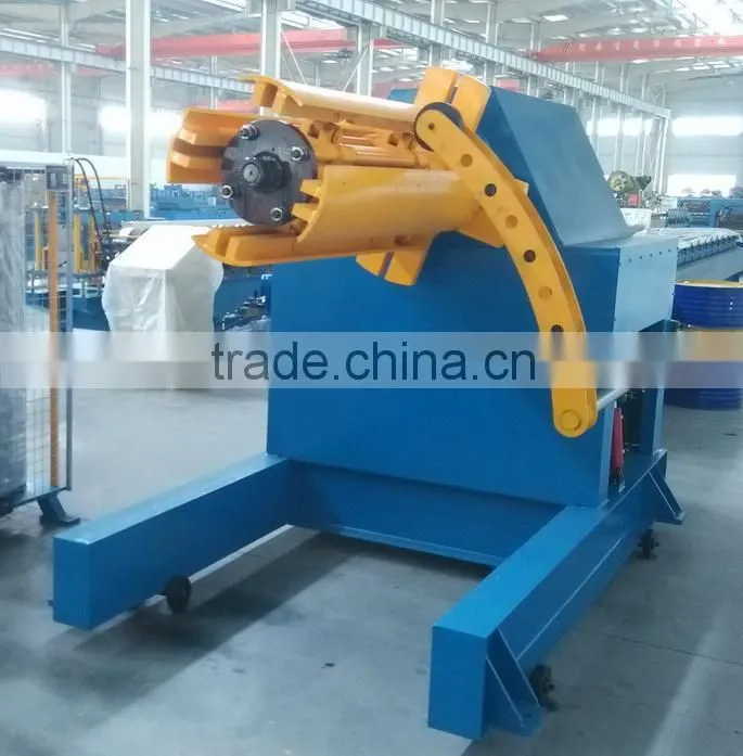 5 tons hydraulic steel coil unwinder
