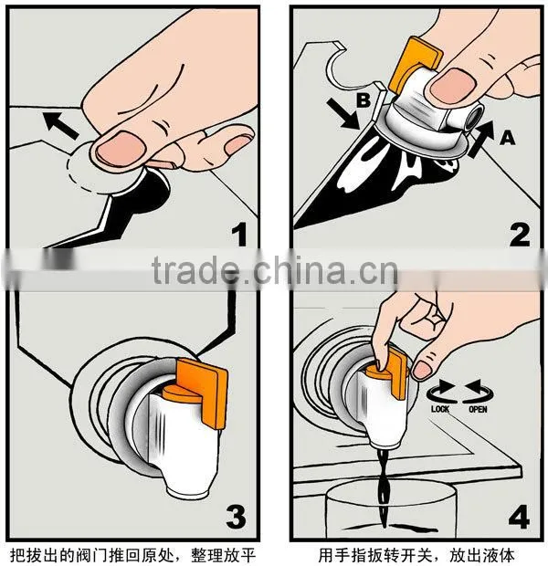 wine bag in box holder product