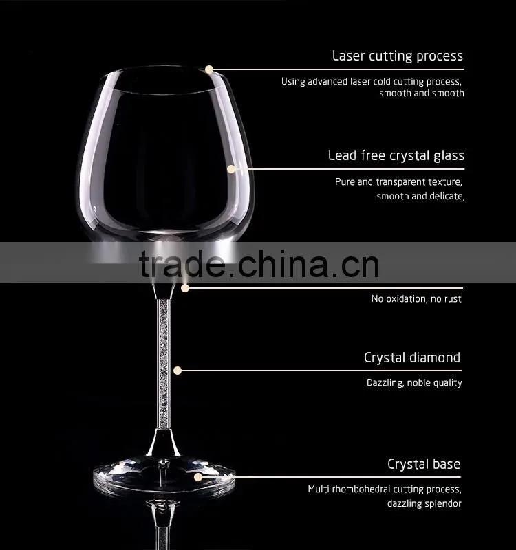 Supply creative fashion personality crystal skull glassware tritan wine glass acrylic red wine glasses wholesale for hotel