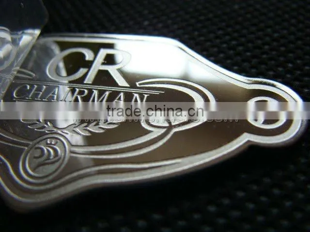 High quality custom metal logo plate