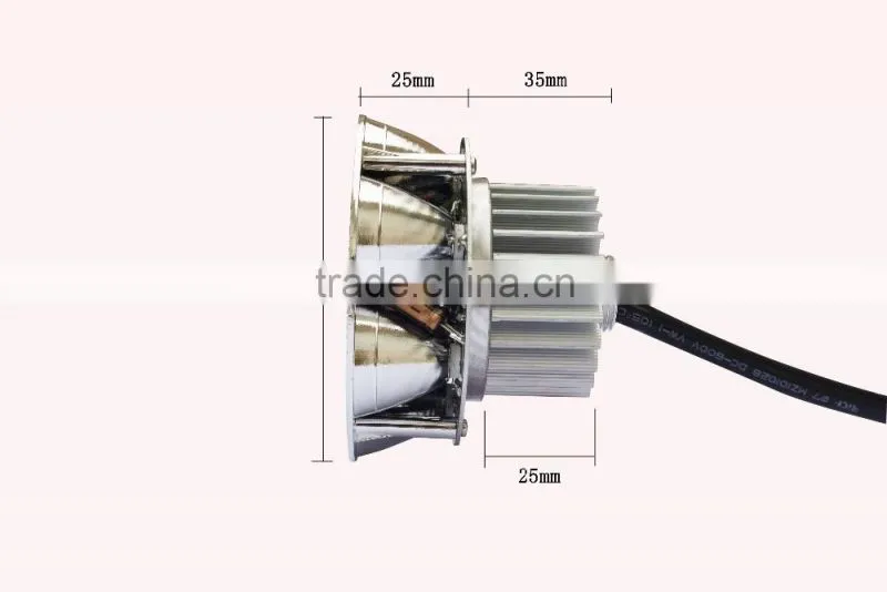18W led motorcycle light 6LED Square motorcycle headlight