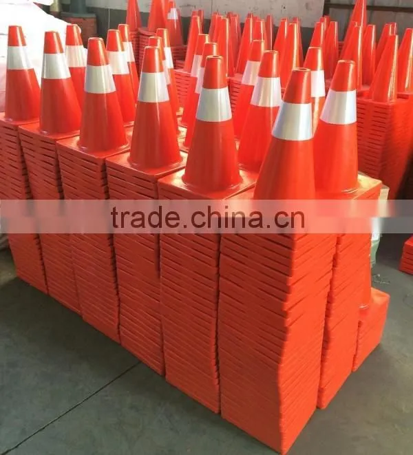 PVC 750mm reflective traffic road cone