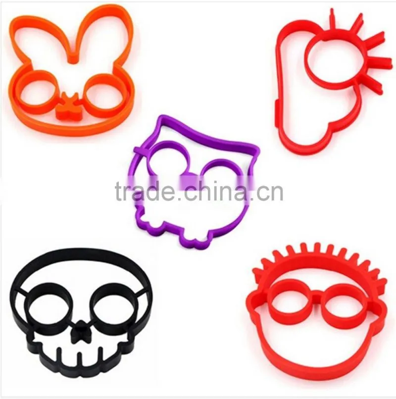 Silicone Skull Fried Egg Mold Poach Oven Pancake Egg Ring