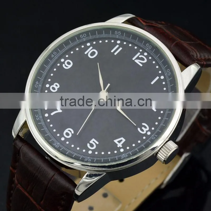 Fashion Leather men Chinese Wholeasle cheap watches in bulk