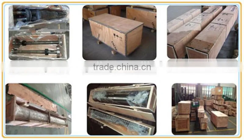 Tungsten carbide conical twin screw and barrel for plastic extruder machine
