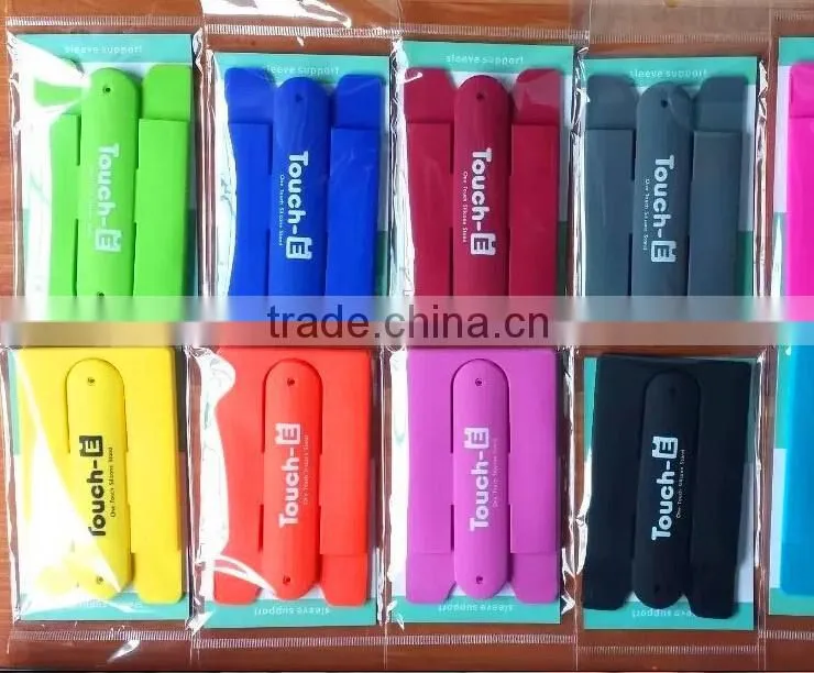 Hot selling high quality holder sticker on back of phone,silicone cell phone credit card holder