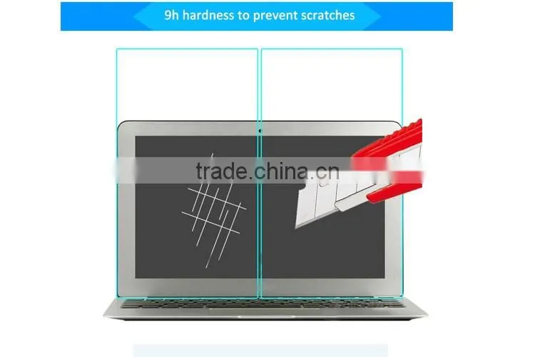 Anti-glare superhard color tempered glass film screen protector for macbook