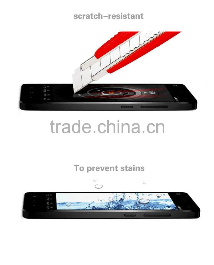 2015 Original Clear Tempered Glass Screen Protector for Xiaomi 3, Hot Selling for Xiao Mi 3 Screen Protector