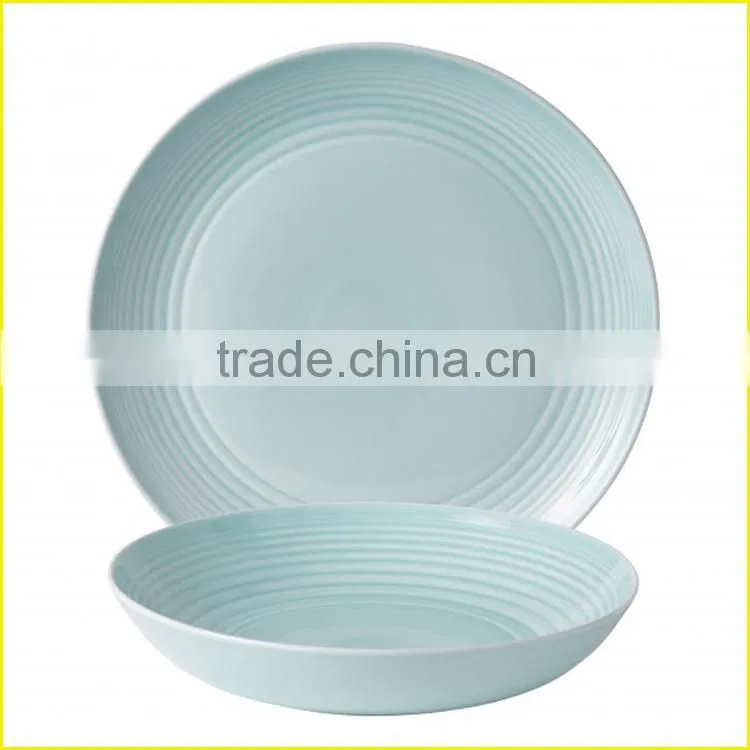 Wholesale 4pcs Custom Western Porcelain Dinnerware Set,Cheap Dinner Set
