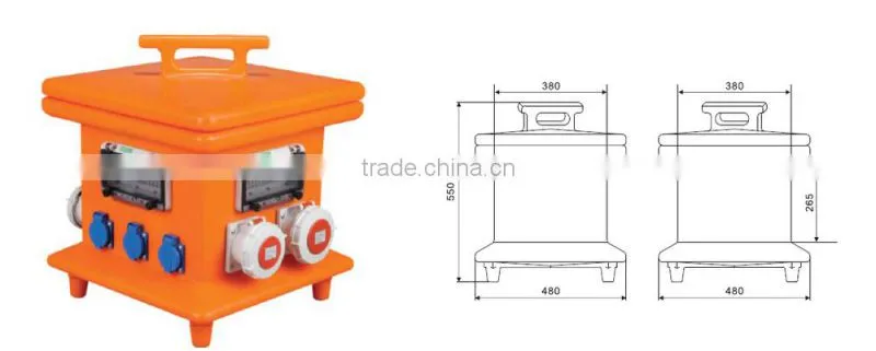Saipwell Outdoor Electric Outlet Box Metal Electric Outlet Box
