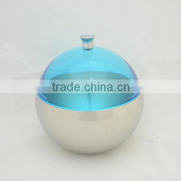 Stainless Steel Rice Bowl With Colorful Lid