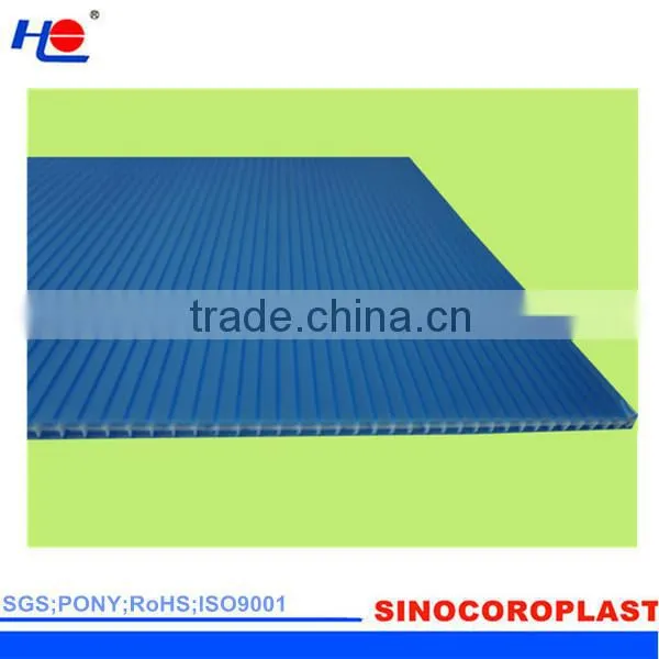 construction and corrosion pp corrugated plastic recycled sheet