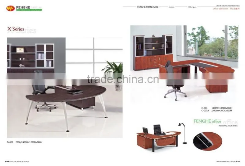 Wooden office furniture executive office table designs/manager table